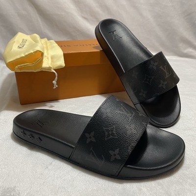 Louis Vuitton Waterfront Mule in Monogram Eclipse READ DESCRIPTION G2U