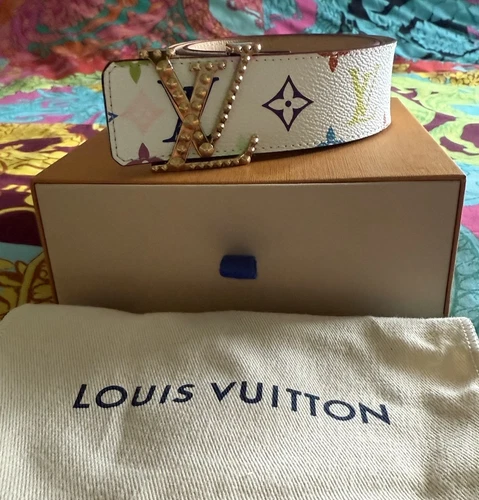 LOUIS VUITTON（LV） RARA CINTURA VINTAGE Louis Vuitton x Takashi Murakami borchiata logo LV multicolore