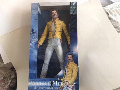 2006 FREDDIE MERCURY  18'' Motion Activated With Sound Doll..NEW..NEVER REMOVED
