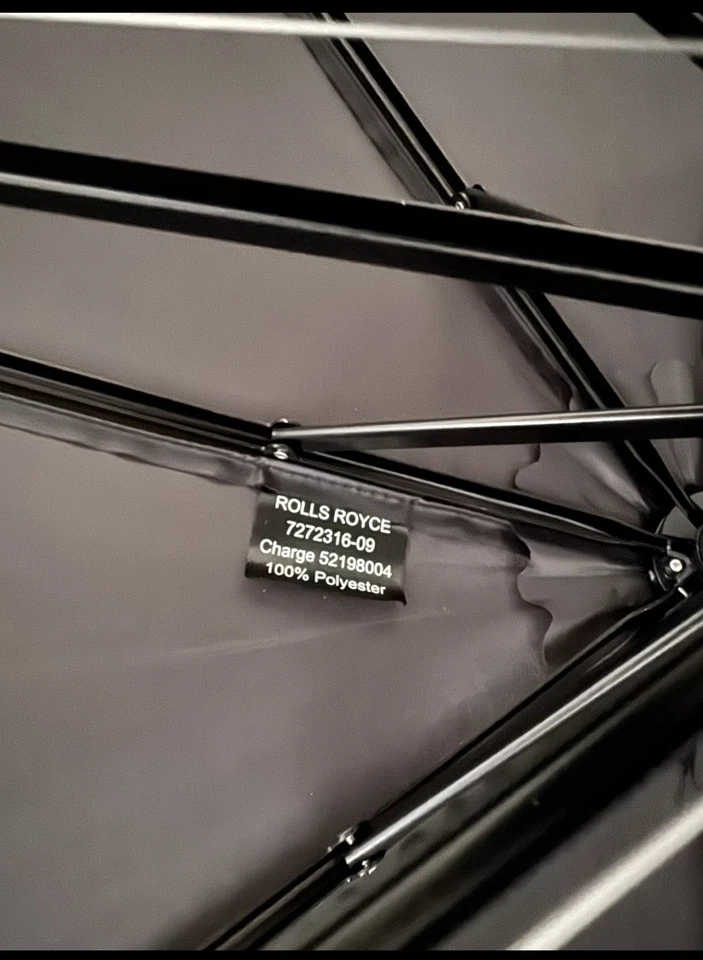 Оригинальный зонт Rolls Royce Phantom Ghost Dawn Wraith & Cullinan подходит для всех моделей RR - Изображение 2 из 4