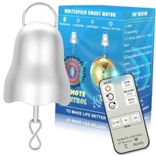 Disco Ball Motor Remote,3 Speed 1 30RPM,12LBS Load for 4 20Inch Mirror Ball Glay