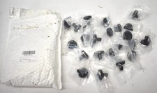 Hanihua Black Cabinet Knobs Solid Dresser Drawer Matte Black Finish 23 Pack