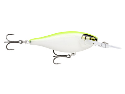 WOBBLER RAPALA SHAD RAP ELITE 5,5cm/7g F - Gilded Chartreuse UV (SRE55 GDCU)