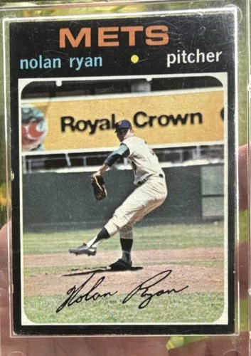 Topps 1971 Nolan Ryan #513 New York Mets Baseball Card Vintage MLB