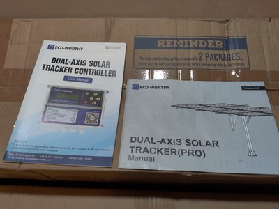 Fixed Solar Tracking System Eco Worthy Solar Panel Dual Axis Tracking System with Tracker ...