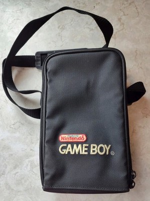 Official Nintendo Original Gameboy Black Vintage Carrying Case Bag With Strap