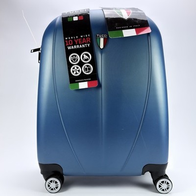 Tucci Disegno Luxury Carry-On Luggage ABS Hardshell Dual Wheels 20 x 15  Lock