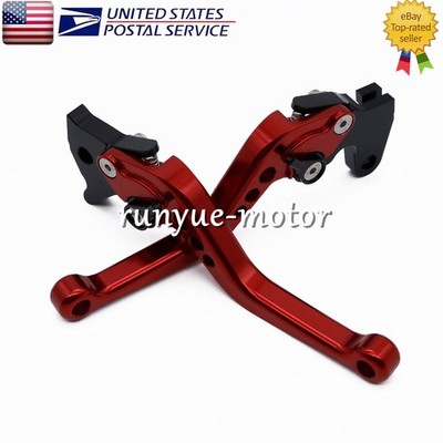 For Kawasaki NINJA 400 Z400 2018-2023 Red Shorty Brake Clutch Levers Motorcycle