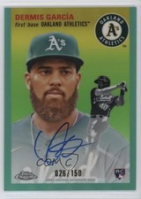 2023 Chrome Platinum Anniversary Aqua Refractor Dermis Garcia García Auto 1l42