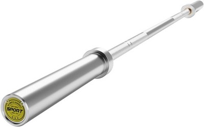 7ft Barbell 45LB, Hard Chrome Knurled Grip & 1000LB Capacity for Weightlifting