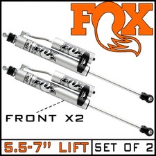 Fox 2.0 Remote Reservoir Front Shocks Fit 05-16 Ford F-250 F-350 4wd 5.5-7 Lift