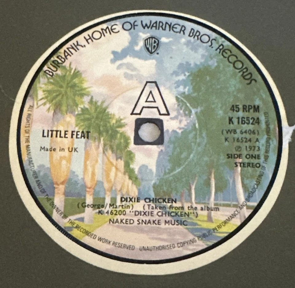 Little Feat Dixie Chicken 7" vinyl single record Southern Rock EX / M - Image 3 of 4