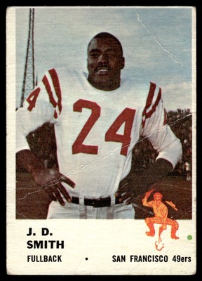 1961 Fleer J.D. Smith San Francisco 49ers #60