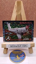 BRYCE ELDER 2024 Topps Series 1 SILVER CRACKLE #48 Atlanta Braves