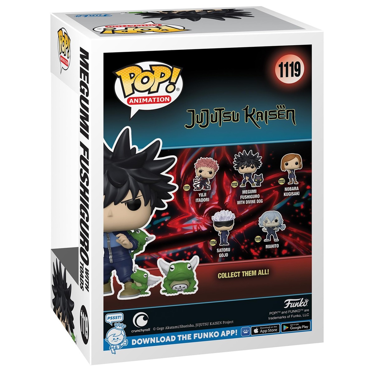 Funko Pop JJK - Megumi Fushiguro with Toads - Jujutsu Kaisen