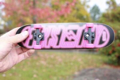 Braille ''Neon First Try'' Handboard Braille Handskate Braille Sk8 Hand Board 11''