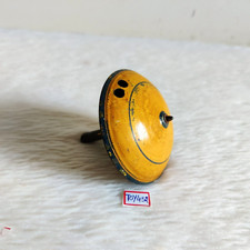 Vintage Round Humming Big Spinning Top Tin Toy England Old Collectible Toy452