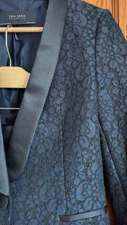 Zara Tuxedo Style Suit Size S/XS eBay