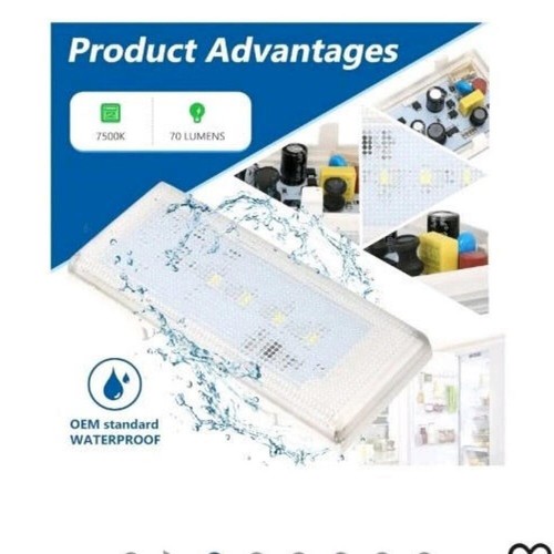 2024 Refrigerator Main LED Light In Fridge For Whirlpool Kenmore Maytag and More - 第 2/10 張圖片