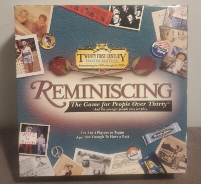 REMINISCING 21st Century MASTER EDITION Board Game Adult Trivia Memory NEW