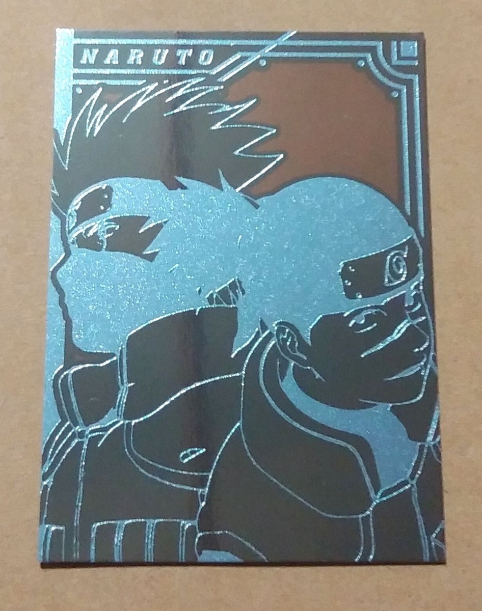 Naruto Etching Card Collection Pa.03 Kakashi Hatake & Iruka Umino