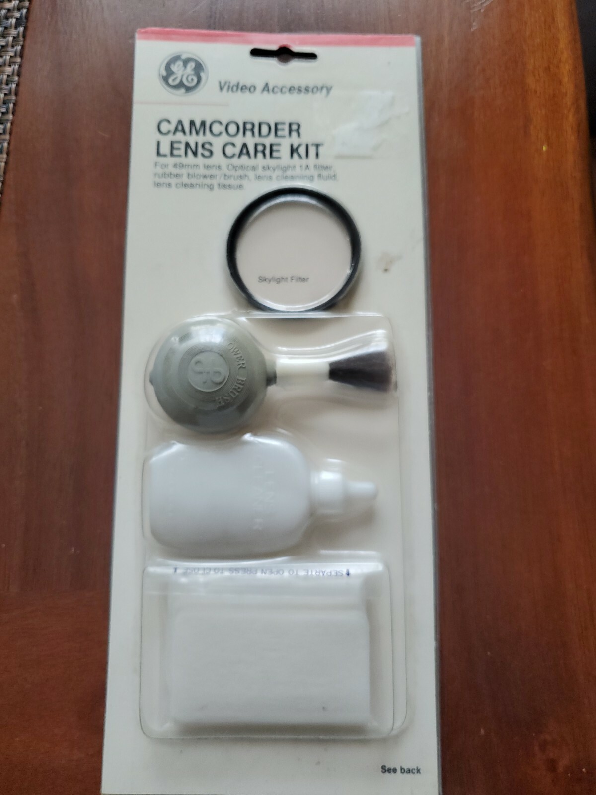 GE 49mm Camcorder Lens Care Kit with Essential Cleaning Tools - 1CVF026-image