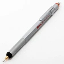 rOtring 800+ series 0.7mm mechanical drafting pencil, stylus. NIB.  Silver. New!