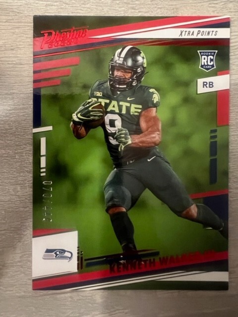2022 Panini Prestige - Kenneth Walker SEAHAWKS #314 Rookie Xtra Points Red /449