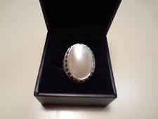 434 VINTAGE CQ-925 STERLING SILVER RING-SIZE-7-VERY NICE AND SOLID STERLING