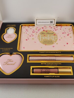 Too Faced Funfetti 5 Piece Makeup Collection Brand New In Box Rare