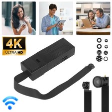 4K Mini Security Camera with Motion Alert WiFi APP Control DIY Adhesive Mount