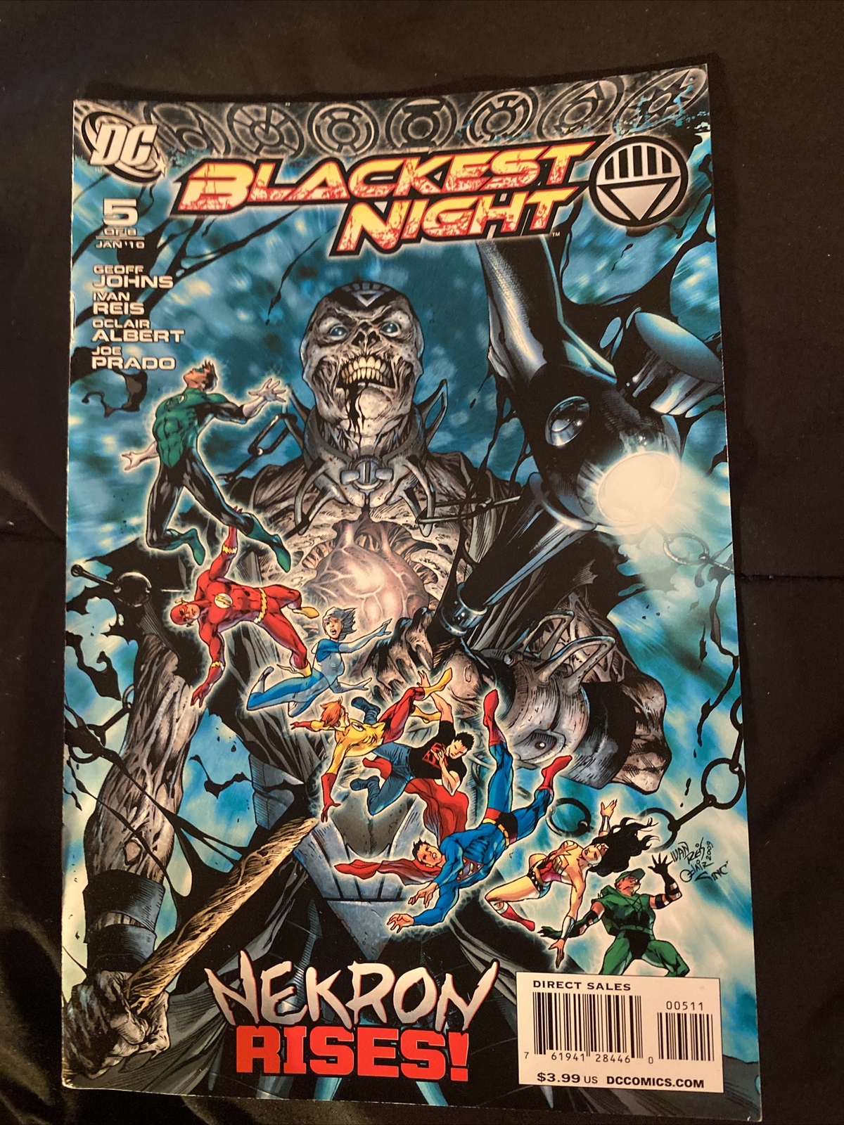 Blackest Night #5 DC Comics 2009 VF/NM Geoff Johns | eBay