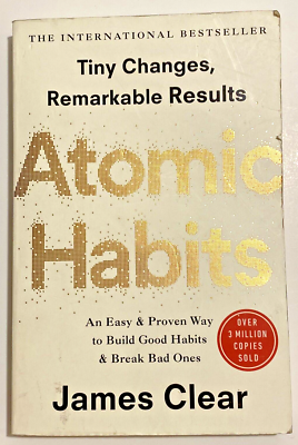 Atomic Habits: Tiny Changes, Remarkable Results - Paperback - GOOD