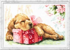 Magic Needle Counted Cross-Stitch Kit Guarding your Gift 59-25