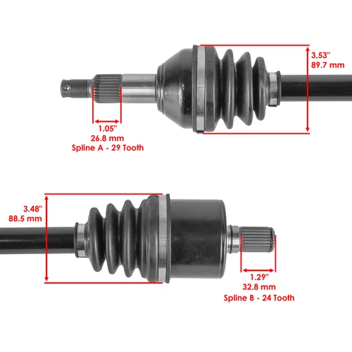 705502451 705502406 Rear Left Or Right CV Axle For Can-Am Defender HD8 2017-2021 - Imagen 3 de 8