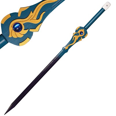 39'' Wooden Sword Craft Genshin Impact Keqing Cosplay, High quality Sword