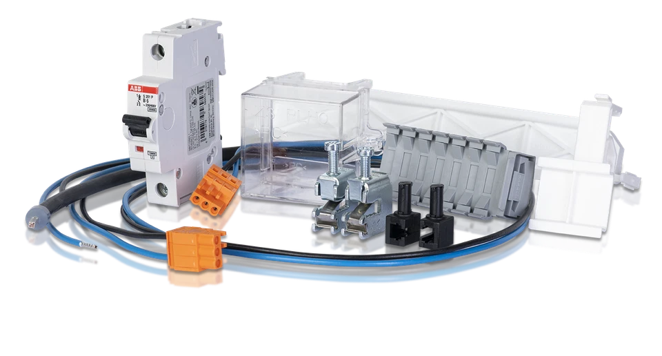 F-TRONIC Absicherungspaket TIEHZ 1x LS-Schalter B6A 1-polig 25kA 2x SSK16