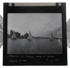 Magic Lantern Slide International 14ft Dinghies racing at Oulton, Norfolk Broads