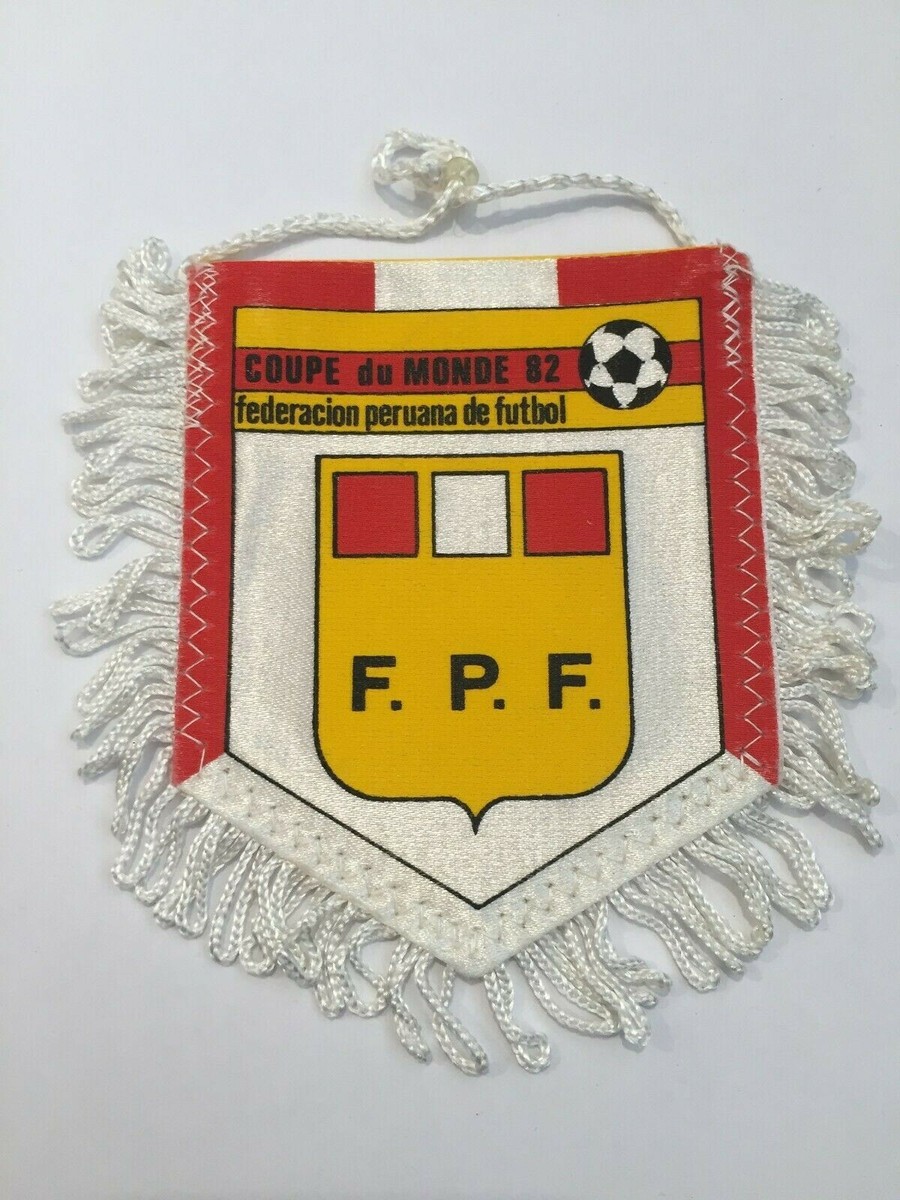 Peru fanion vintage coupe du monde 1982 pennant wimpel football Perou