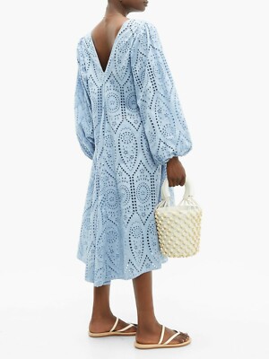 ganni lace dress blue Ganni BLUE FLORAL CRINKLED SATIN LONG DRESS – Shop at the Mix main image 1