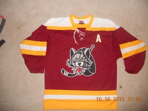 hockey jersey with strings