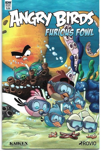 Angry Birds Comics (CVR B Variants, Furious Fowl & Monsters and Mistletoe)  IDW - Picture 1 of 4