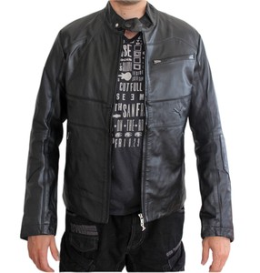 puma leather jacket mens