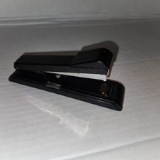 Vintage Bostich B8 Small Desk Stapler 5-1/2" With Staple Remover BLACK