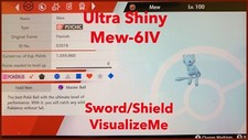 Pokemon Sword And Shield - ULTRA SHINY Battle Ready 6IV Mew - FAST DELIVERY