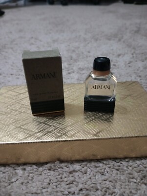 GIORGIO ARMANI ARMANI EAU POUR HOMME 0.17oz 5ml EDT SPLASH | eBay