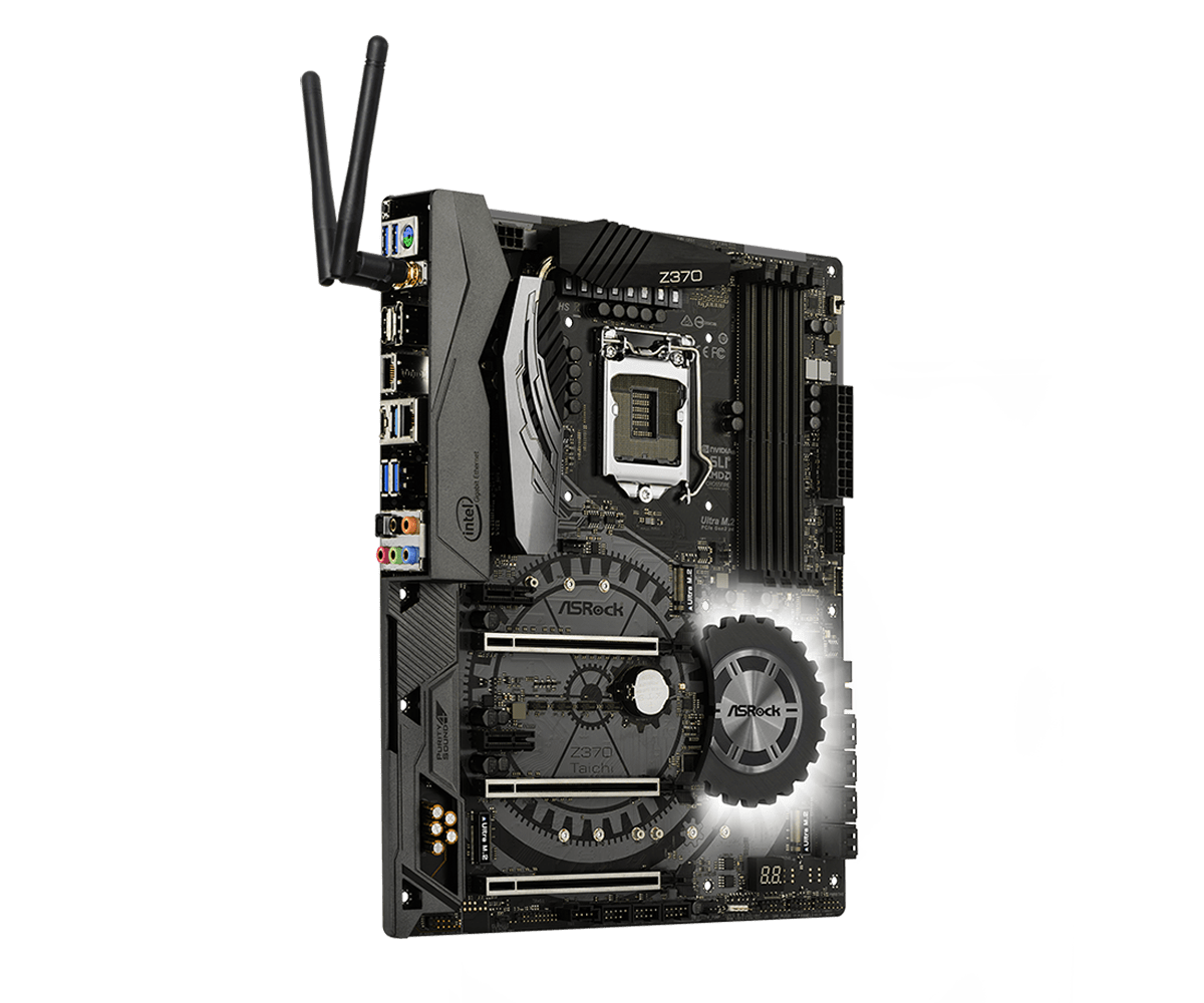 ASROCK Z370 Taichi Motherboard | LGA 1151 | 4*DDR4 | 64G | DP+HDMI