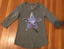 Justice Active Girls Gymnast Shirt Size:8 Gymnastics Top EUC