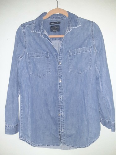 Lucky Brand Boyfriend Shirt Denim Size 