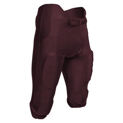 Champro Youth Terminator 2 Integrated Football Pants MAROON XL